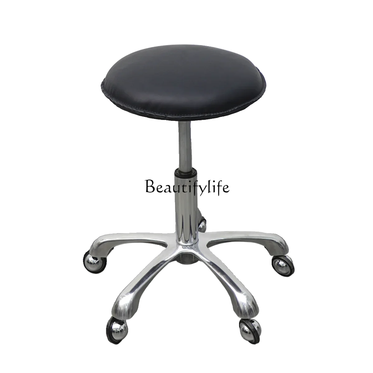 

Stainless Steel Beauty Pulley Barber Shop Chair Lifting Stool Hairdressing Manicure Stool