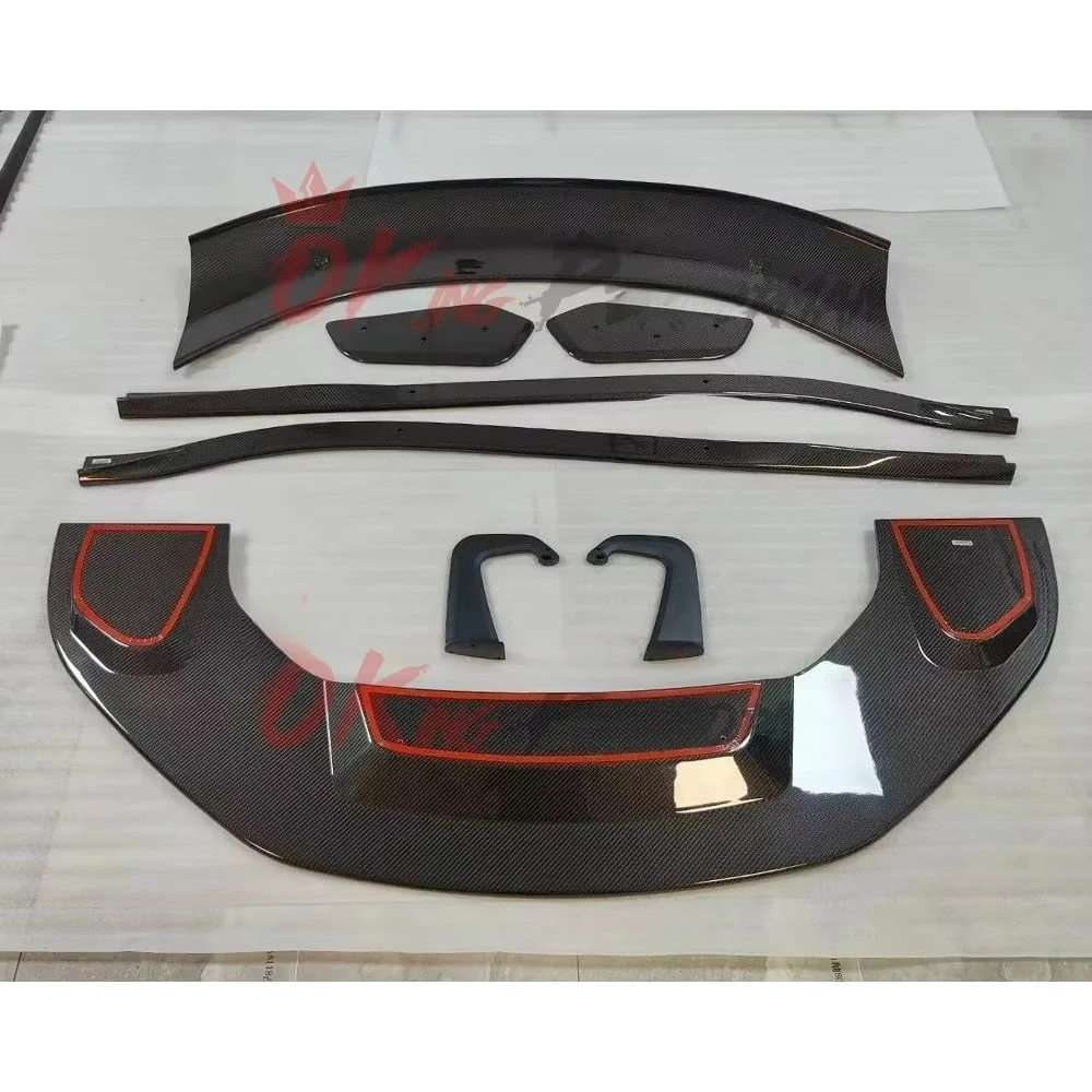 Lotus Emira GT4 Style Dry Carbon Fiber Front Lip for Lotus Emira