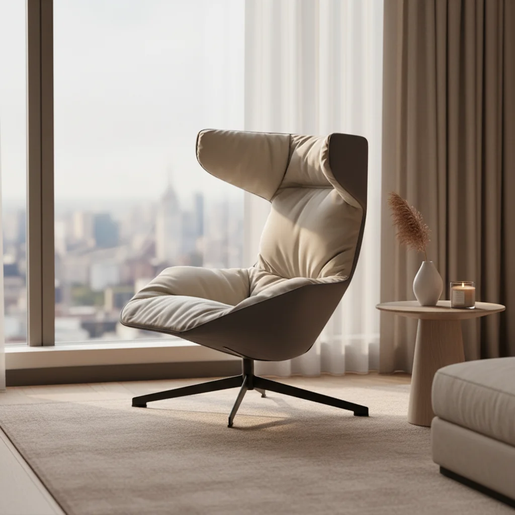 & Modern Hotel Room Leisure Designer Leather Chaise Lounge Chair One Seat Furniture Sofas Office Chair From China Easy to Clean