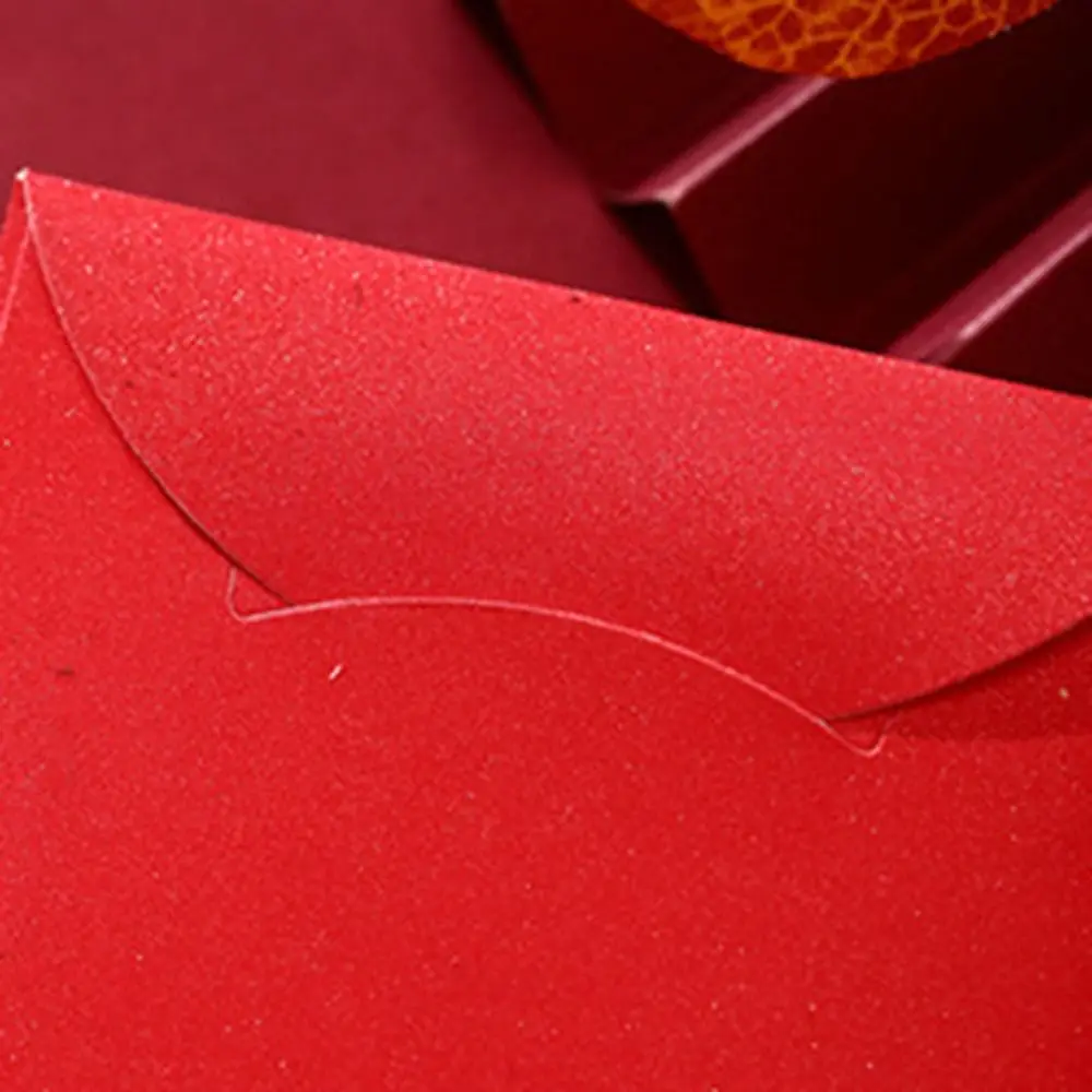 6pcs Household 3D Chinese New Year Red Envelope Hollow Mixed Pattern Lucky Money Bag with Tassel HongBao Year of The Snake
