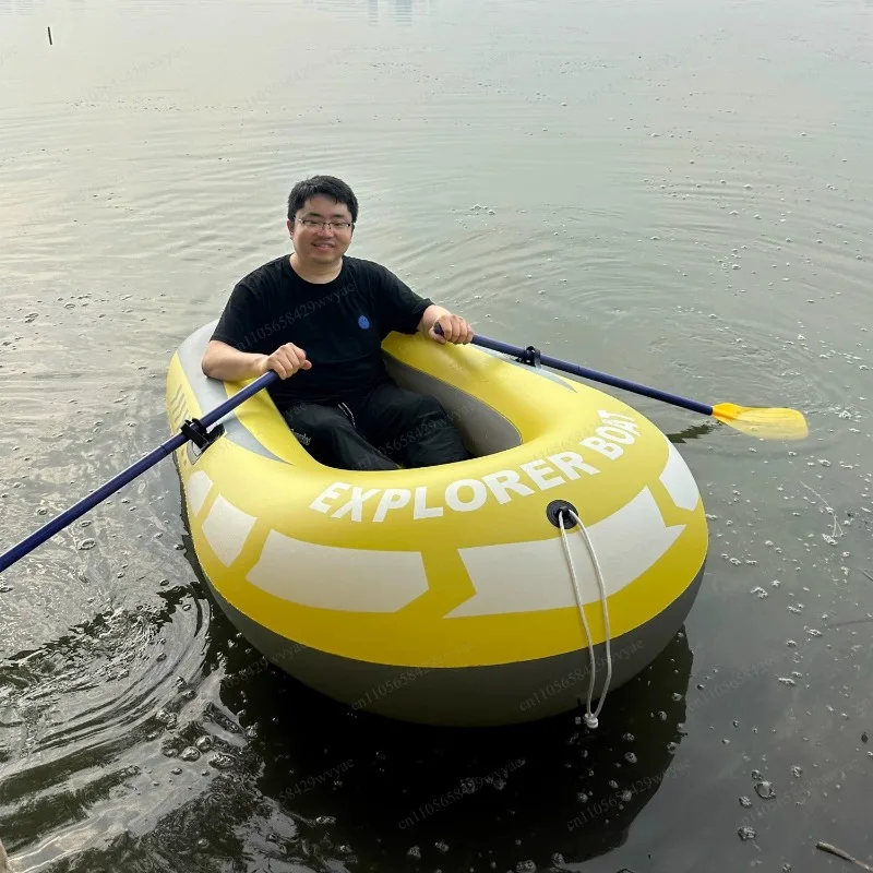 Kayak Thickened Inflatable Boat Portable Drifting Rubber Boat Hovercraft