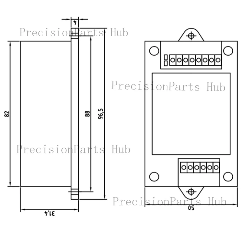 Stepping Motor Controller Single Axis Motion Control Board Dsc-1e Servo Speed Regulation PLC Servo Pulse Generator