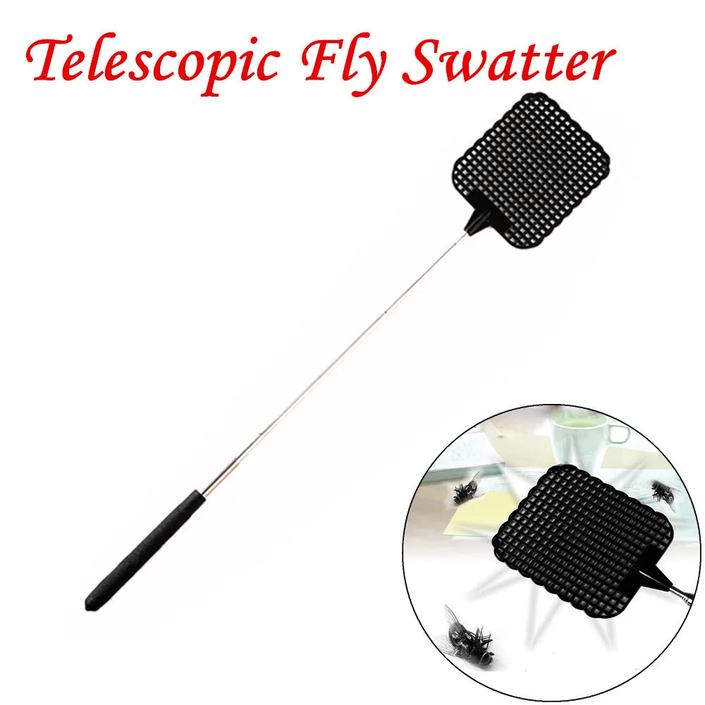 

Telescopic Extendable Fly Swatter Thickened Manual Household Mosquito Killing Artifact Prevent Pest Mosquito Tool Flies Trap