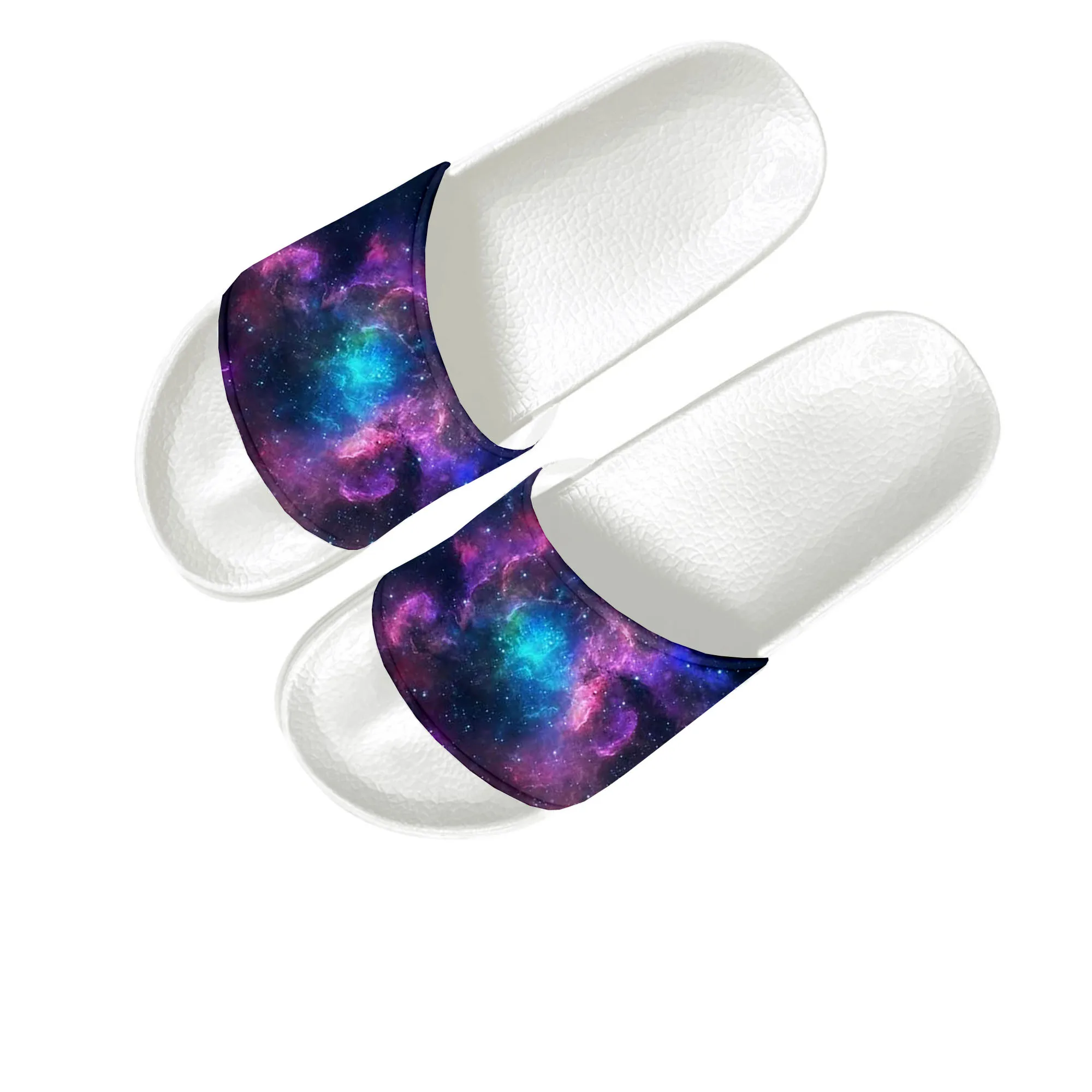 Galaxy Celestial Slippers Home Water Shoes Men Women Teenagers Children Bathroom Beach Pool Sandals Custom Made Summer Slipper