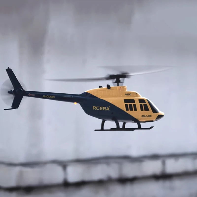 RC ERA A60 Rc طائرة هليكوبتر 2.4G 6-Aixs جيروسكوب 6ch الارتفاع عقد جرس التدفق البصري 206 ألعاب هليكوبتر صغيرة للتحكم عن بعد #2