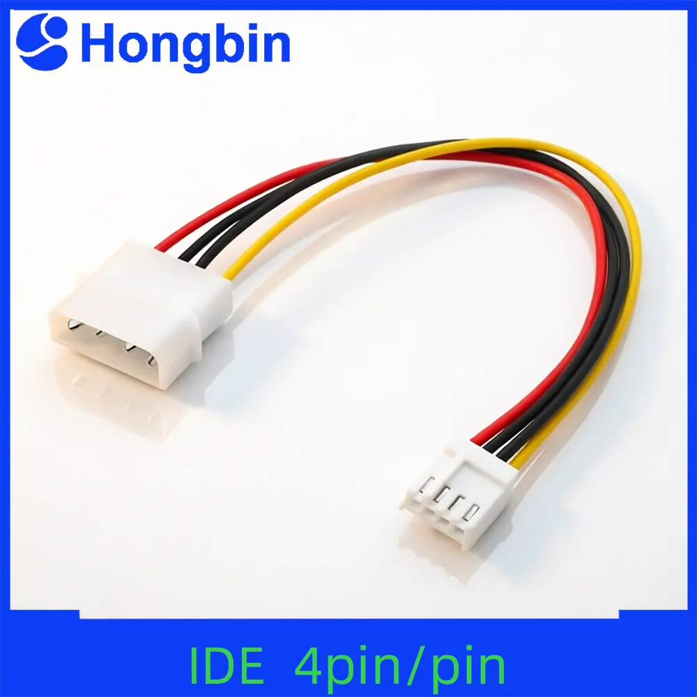 IDE Molex 4pin Male To 4Pin 2.54MM Female to IDE 4pin Power Supply Cable 30CM Floppy Drive Adapter PC Connector Cord PSU 18AWG