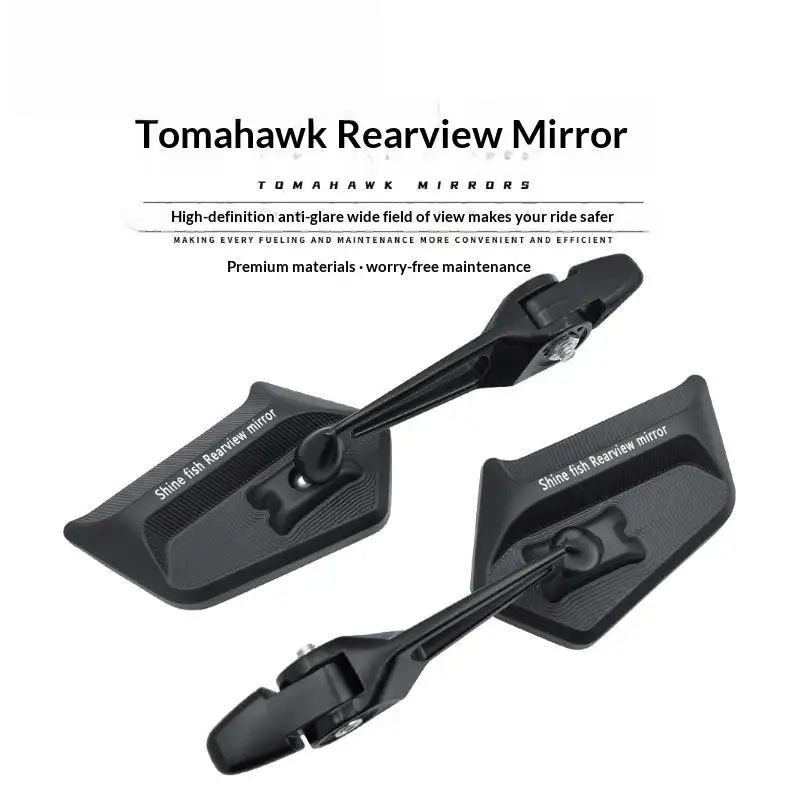 Motorcycle Rearview Mirror HD Anti Glare Wide Angle Impact Resistant Side Mirror for ATV Dirt Bike Motorbike Accessories