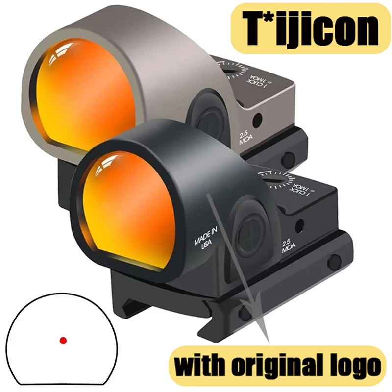 

Red Dot Sight Tactical Mini Optic Reflex Collimator Hunting GLOCK Riflescope Fit Airsoft Weapons 20mm Rail