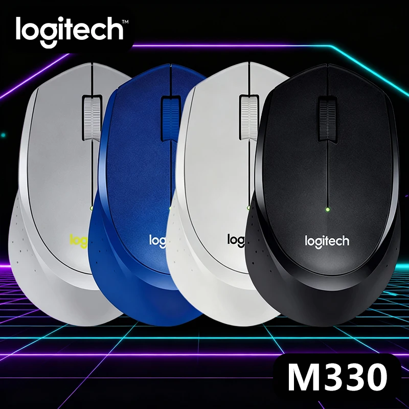 

Беспроводная бесшумная мышь Logitech M330 совместима с ноутбуками и настольными компьютерами. Это удобная, эргономичная и порта.