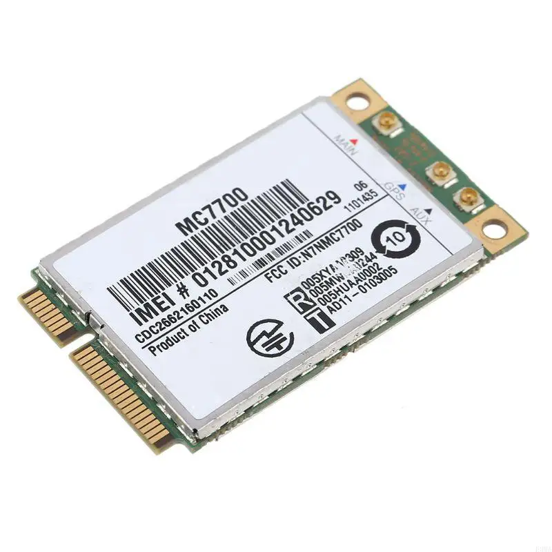 F3MA Không Dây WLAN Card Adapter Mini PCI-E 3G WWAN GPS MC7700 PCI 3G HSPA LTE 100Mbps