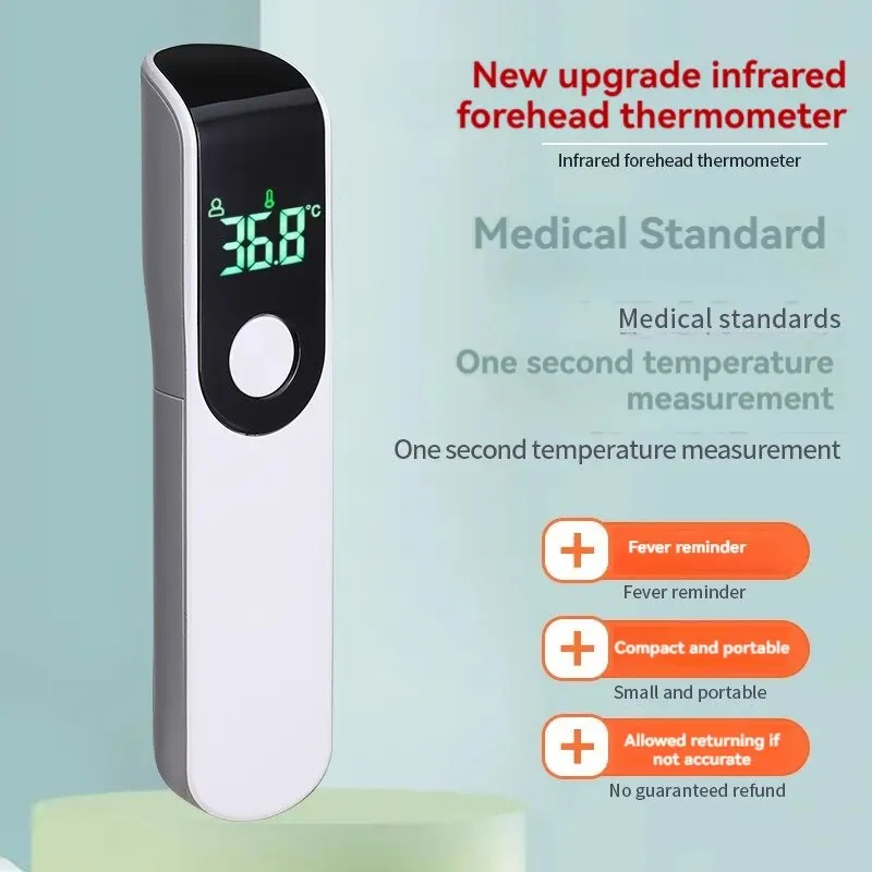 Frontal Temperature Gun Non-Contact Electronic Thermometer Mini Infrared Home Thermometer Portable Frontal Thermometer Gun