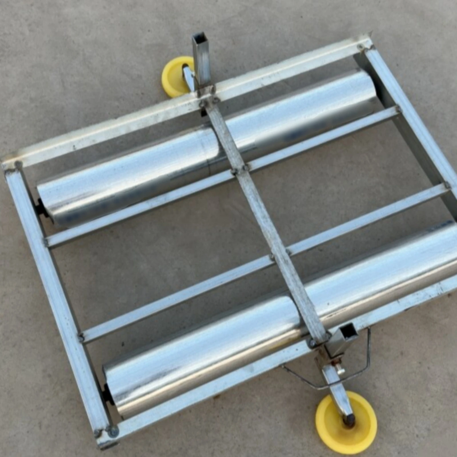 

Ginger Planting Wagon Wheeled Design Ginger Transport Wagon Farm Tool Metal Frame 1000 Lbs Load Capacity