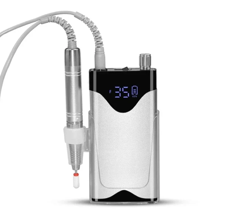 工場卸売 電動ネイルファイル 研磨機 35000rpm ブラシレス充電式ネイルドリル