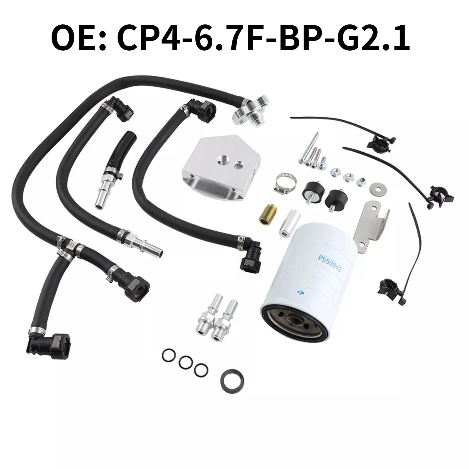 New CP4-6.7F-BP-G2.1 For Ford Car Disaster Prevention Bypass Kit Gen2.1 CP4.2 For Ford F-350 F-450 F-550 6.7L Powerstroke Diesel