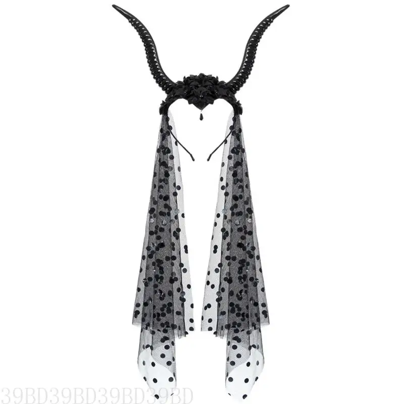 39BD Sheep Horn Horhoop Halloween