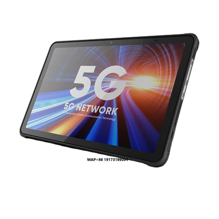 P100 Multifunction 10.95 Inch Screen 5G Rugged Industrial Tablet with Uhf RFID Reader Barcode Scanner for Warehousing