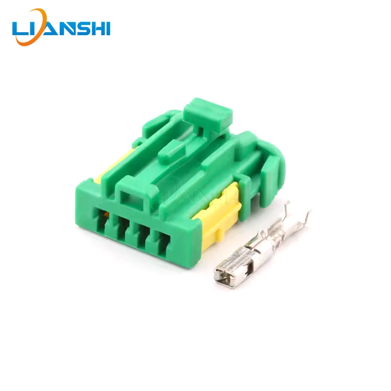 98817-1045 is suitable for marking Citroen car modified plug 4-hole green connector plug sheath with terminal