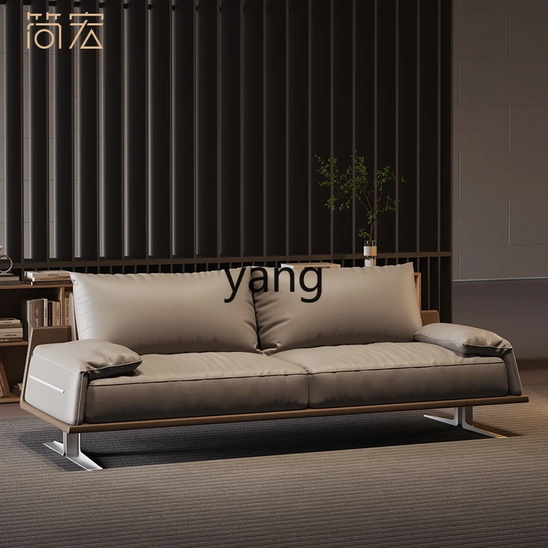 

Lh three-person leather business company president furniture VIP reception sofa