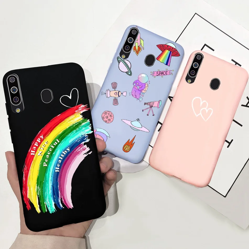 For Samsung Galaxy M30 M20 M10 Cover Case Stylish Painted Soft Silicone TPU Phone Case Back Cover For Samsung M30 M20 M10 Bumper
