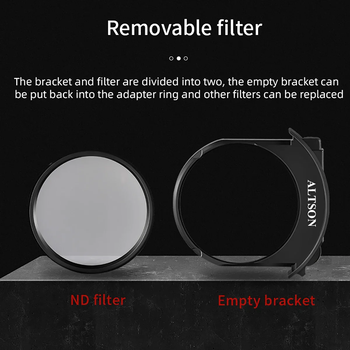 In Stock ALTSON ND Filter CPL Filter Removable And Replaceable For EF-EOS R Lens Adapter Ring For EF/ EF-S Lens To  Camera