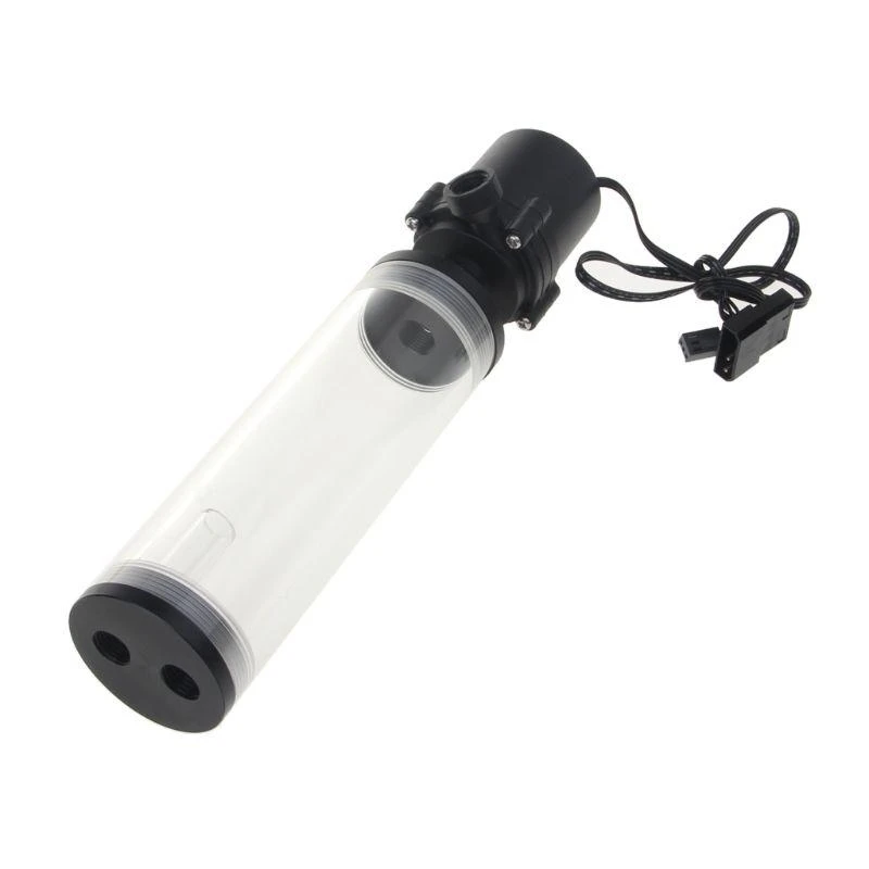 Water Pump G1/4 Thread Xhc8+160Mm Cylinder Computer Water for Tank 12V 19W PC Water Cooling SC600 Pump Radiator Waterblo