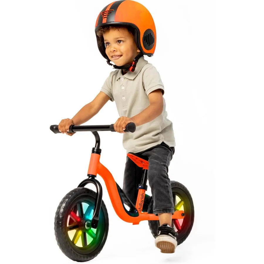 Chillafish Charlie Toddler Balance Bike Lightweight 10-Inch Bike for Boys and Girls 2 to 4 Years Old Adjustable Seat Carry Hand