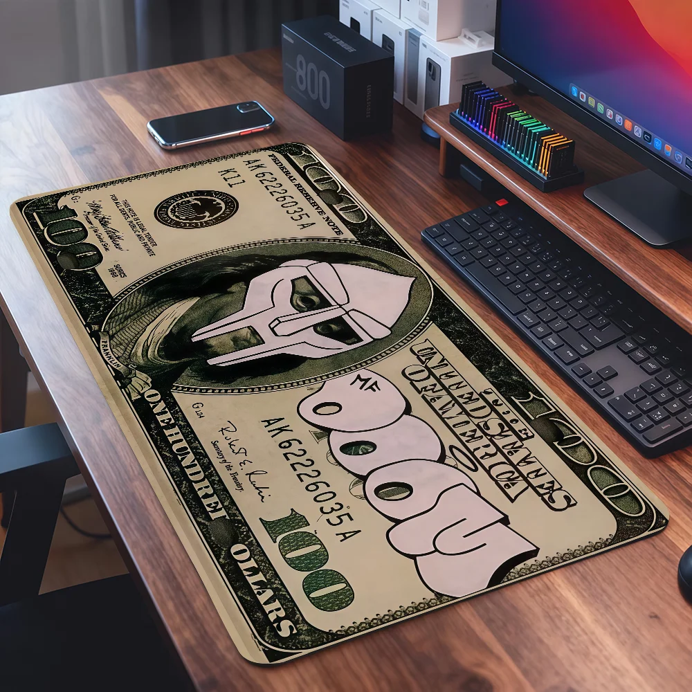 American rapper M-MF DOOM Mouse Pad Square Office Gaming Desk Mat Waterproof Non-Slip Rubber Decorative