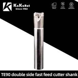 KaKarot TE90 Fast-Feed Milling Cutter Bar For 4NKT insert Shock-resistant Cutter Bar Fast Feed Milling Cutter 4NKT060308R
