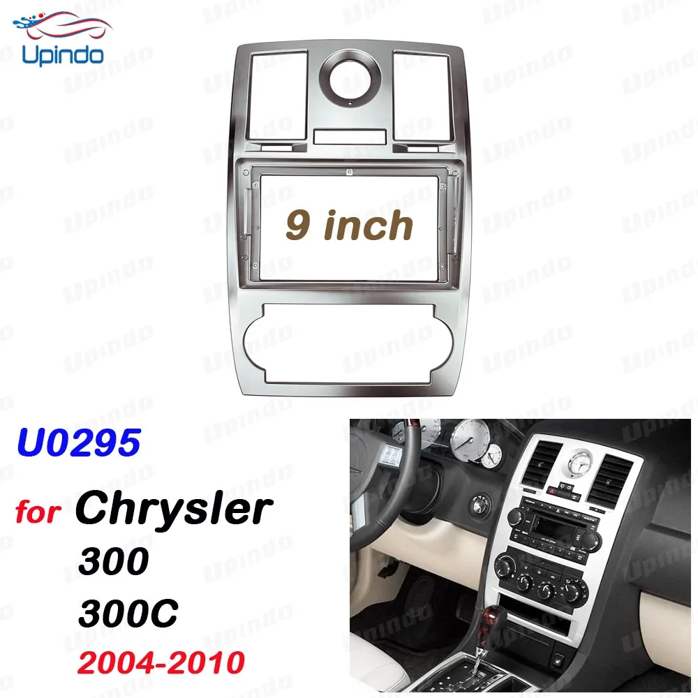 

2 Din 9 Inch Car Radio Installation GPS Mp5 ABS PC Plastic Fascia Panel Frame For Chrysler 300 300C 2004-2010