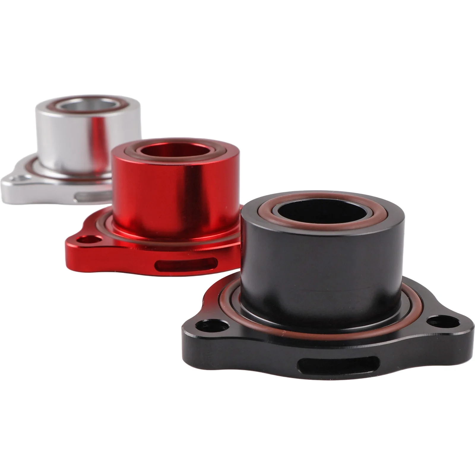 Aluminum Turbo Diverter Blow Off Valve Adapter Spacer For Audi A3 8V A4 B9 Q5 TT For VW For Golf MK7/7.5 GTI/R VOLM LOGO view 5