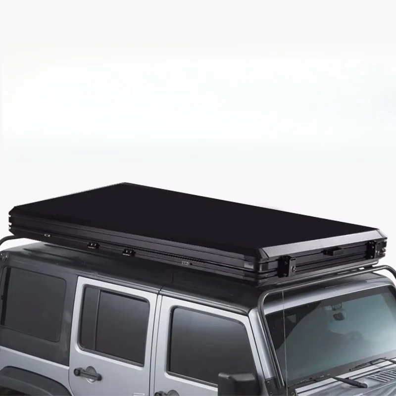 Fully Automatic Aluminum Alloy Hard Top Roof Tent Factory Outdoor Camping Sunroof Helicopter Design Exterior Accessories