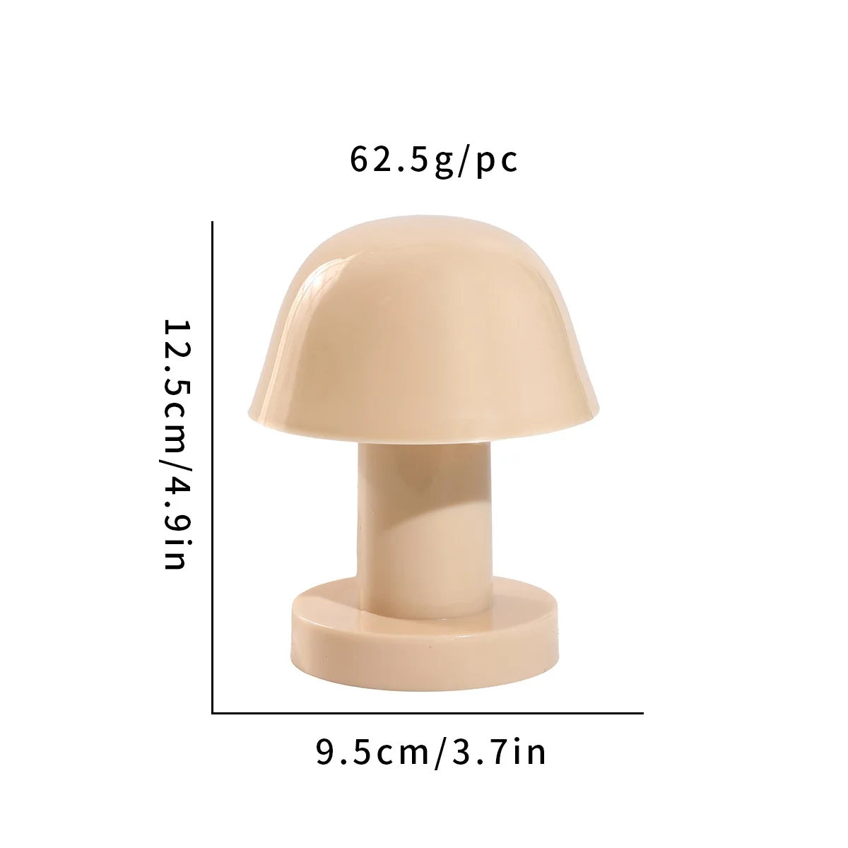 Creative Mushroom Table Lamp Living Room Study Portable Table Lamp Pat Lamp Bedroom Bedside Night Light Dimming Atmosphere Light - view 6