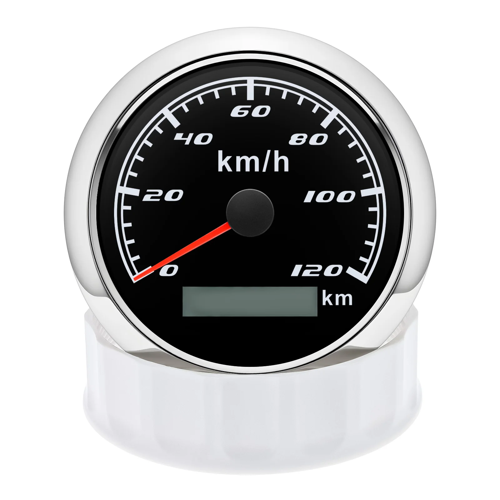 85mm Digital Speedometer CAN 0-120KMH Speed Gauge With RED Backlight Waterproof Speed Instrument For Marine Boat Car Yacht 3
