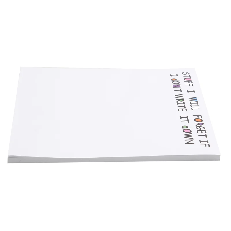 4X Sticky Note ตลก, To Do List Notepad เครื่องเขียนตลก, อุปกรณ์สํานักงาน, ป้ายโน้ตบุ๊ค, โต๊ะ Sticky Note 50 หน้า, A