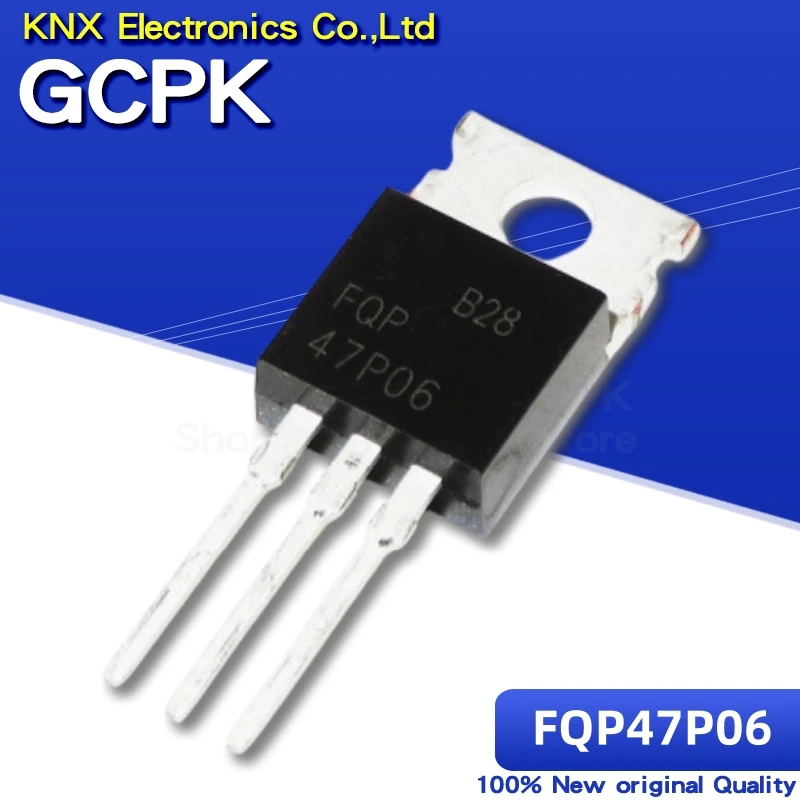 10pcs FQP27P06 TO220 27P06 TO-220 60V 27A FQP47P06 47P06 FQP22P10  22P10