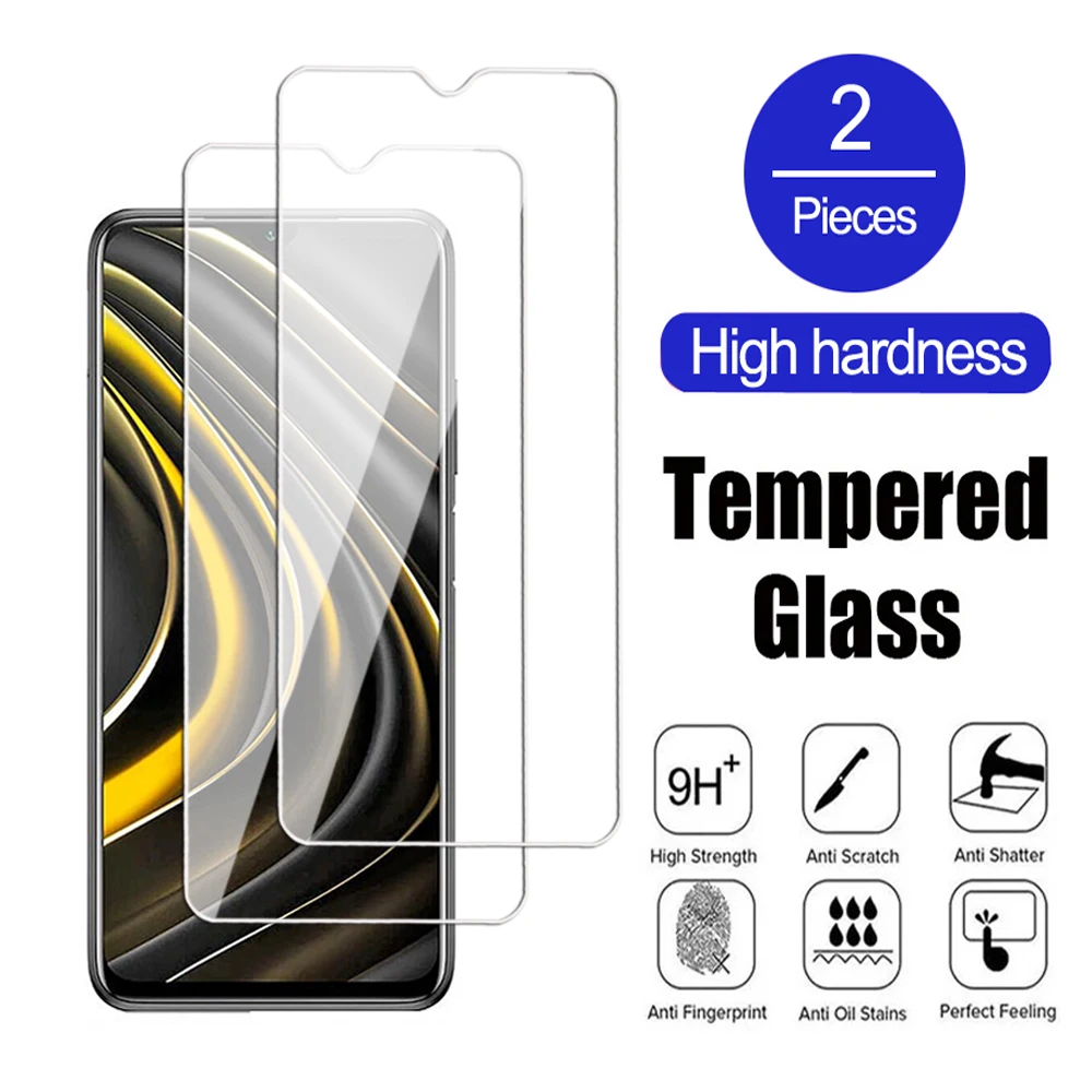 2PCS 9D Screenr Protecto For Xiaomi Mi Poco X3 X4 X5 Pro M3 M4 M5 M6 Pro 4G 5G Tempered Glass X3 X4 GT NTC M5S Transparent Film