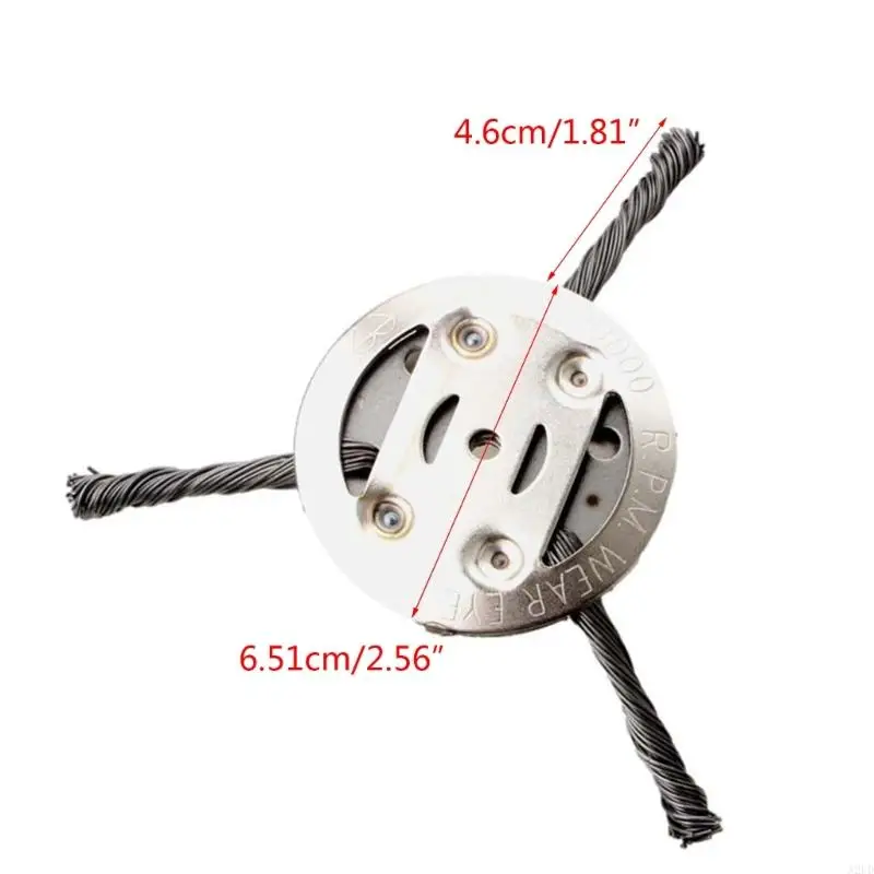 920L Steel Wire Grass Trimmer for Head Lawn Mower Grass Brush Cutter Dust Removal Weeding Plate Swing Metal