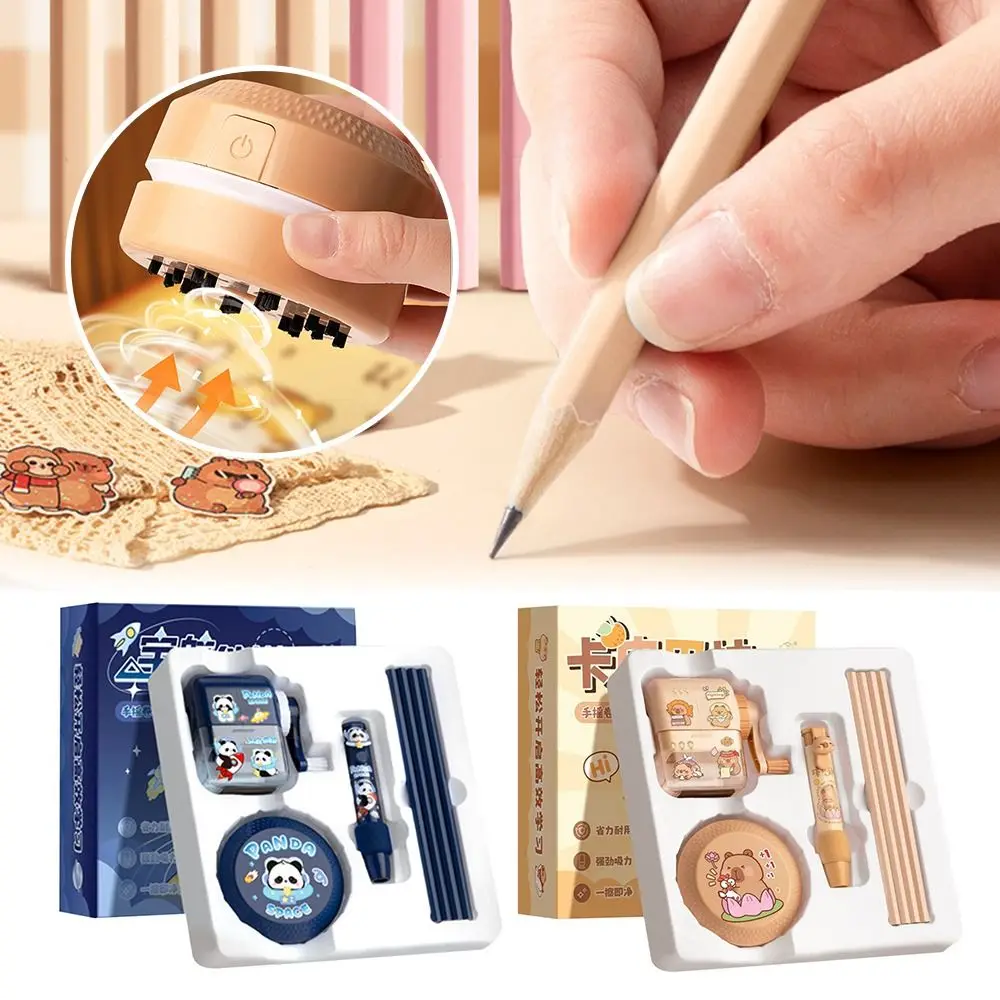 

Gift Large Capacity Capybara Stationery Set Panda Cartoon Study Stationery Back-to-school Gift Kit School Supplies