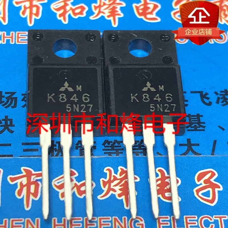 

Original 6PCS/lot K846 2SK846 TO-220F 900V 3A