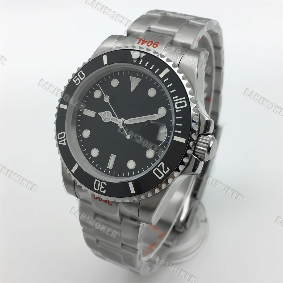 Bliger 40 มม.NH35 Water Ghost นาฬิกาดําน้ําผู้ชายธุรกิจ Sapphire Glass กันน้ํา 10Bar