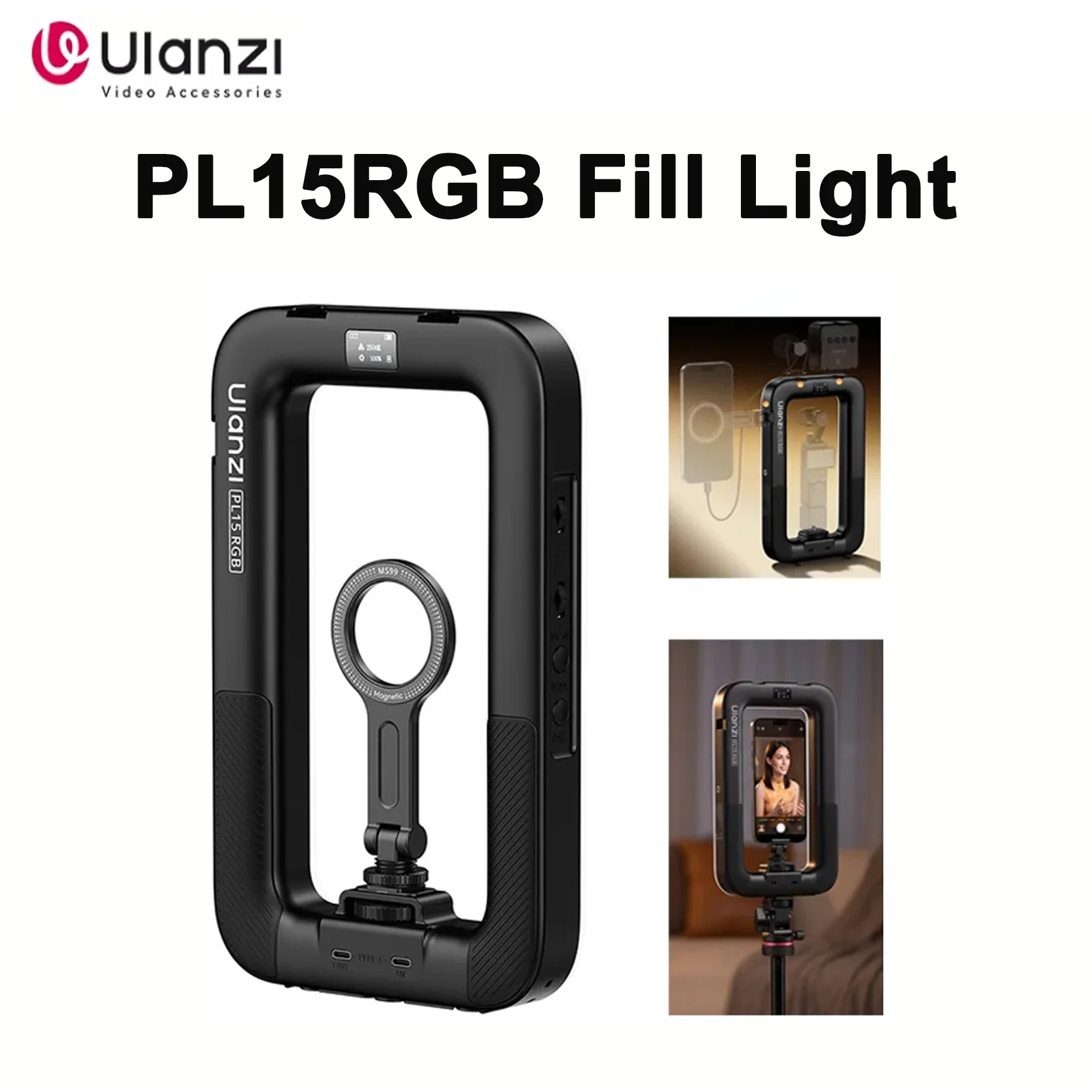 Quality Photography Lighting - Original Ulanzi PL15RGB Fill Light Hand‑held