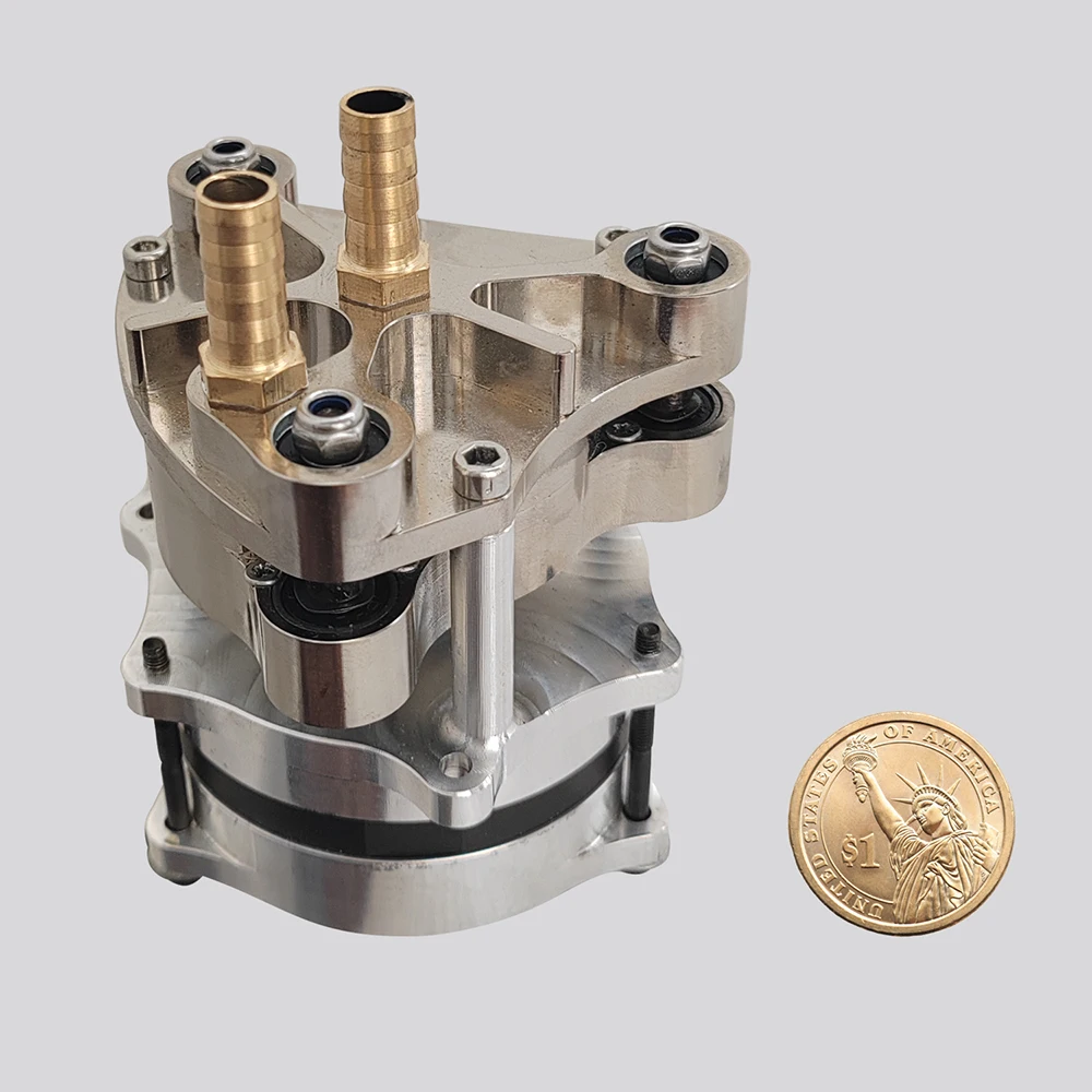 GIHOMO GC0063A-A00 Miniature Oil-Free Scroll Air Compressor Pump 2000-4000rpm 2.0 Bar Electric Silent Screw Type