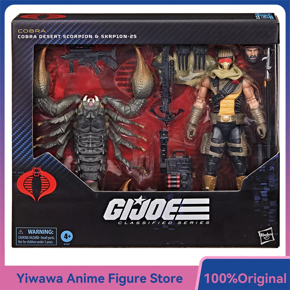 

[In-Stock] Hasbro G.I. Joe Classified Series #180, Cobra Desert Scorpion & SKRP10N-25 6-Inch-Scale Action Figure Model Toys