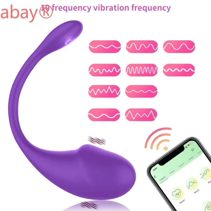 ช่องคลอดบลูทูธ APP AV vibrator กระตุ้น clitoral G-spot anal นวดเพศหญิงของเล่นชุดชั้นในสวมใส่ ball