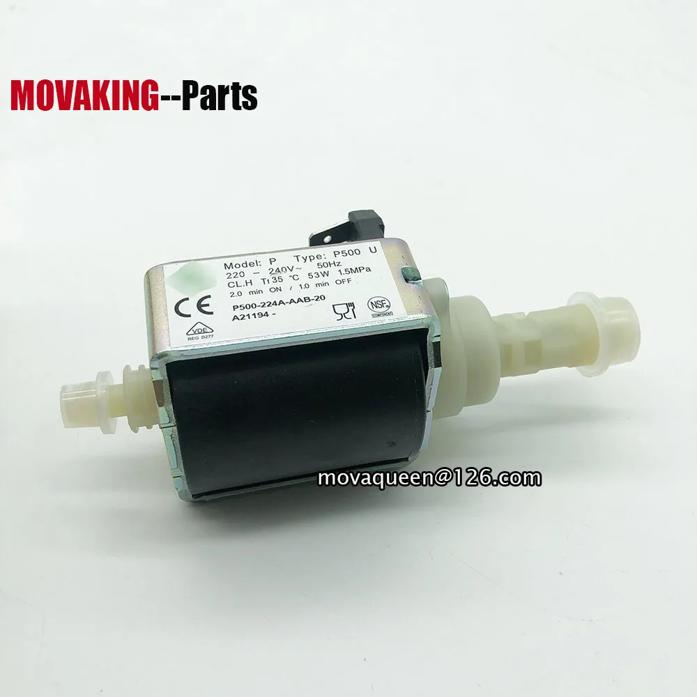 220-240V 50HZ 53W 1.5Mpa P500-224A-AAB-20 P500U Water Pump Solenoid Pump For La Marzocco Coffee Makers Replacement