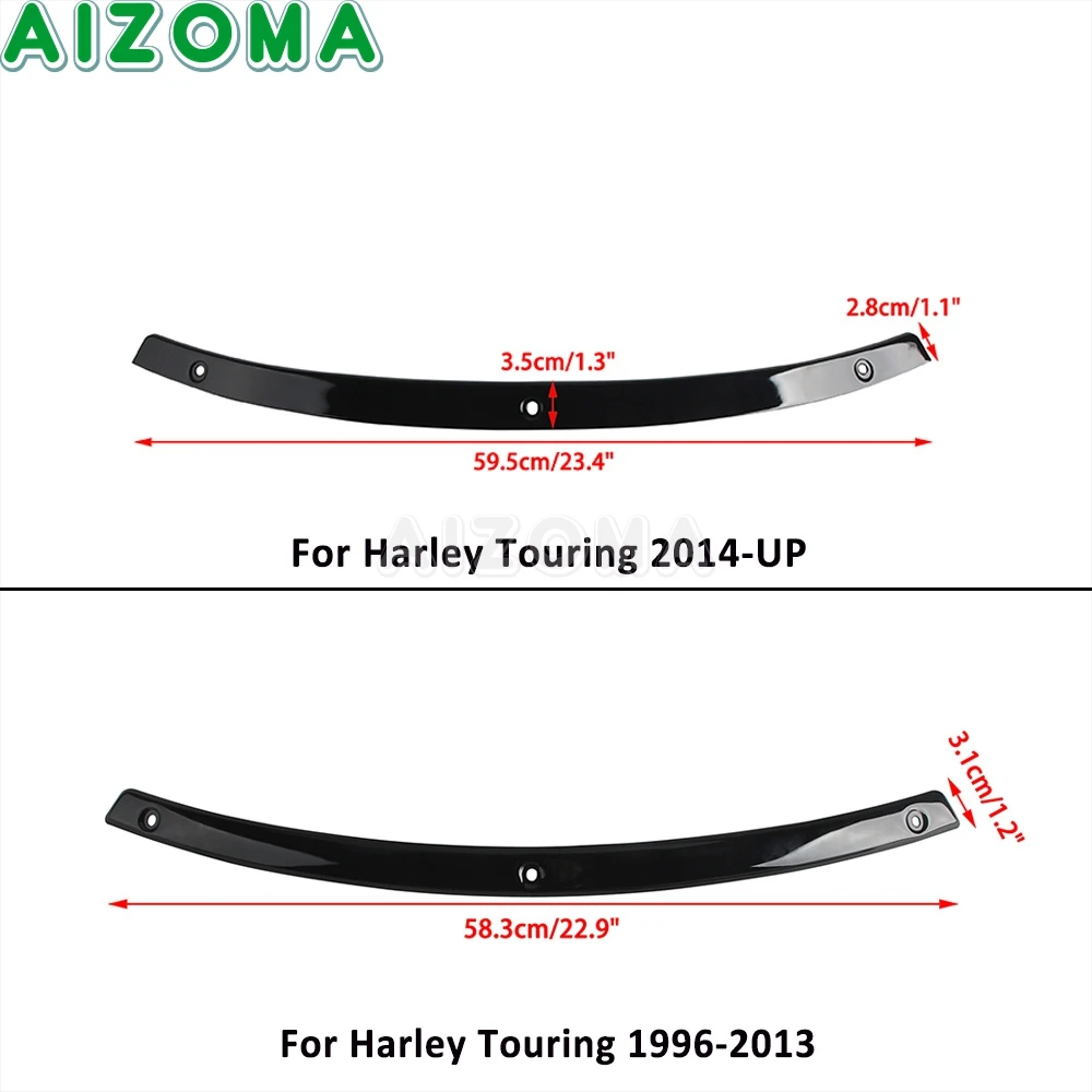 Finiture per parabrezza per moto con rivestimento per parabrezza anteriore per Harley   Touring Road King Electra Glide Road Glide Street Glide 1996-2025