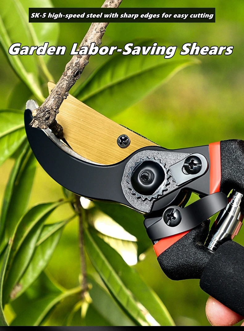 Labor-Saving Gardening Pruning Trees Cut Pruning Shears SK-5 Blade Scissors for Bonsai/Fruit Tree/Flowers/Branches