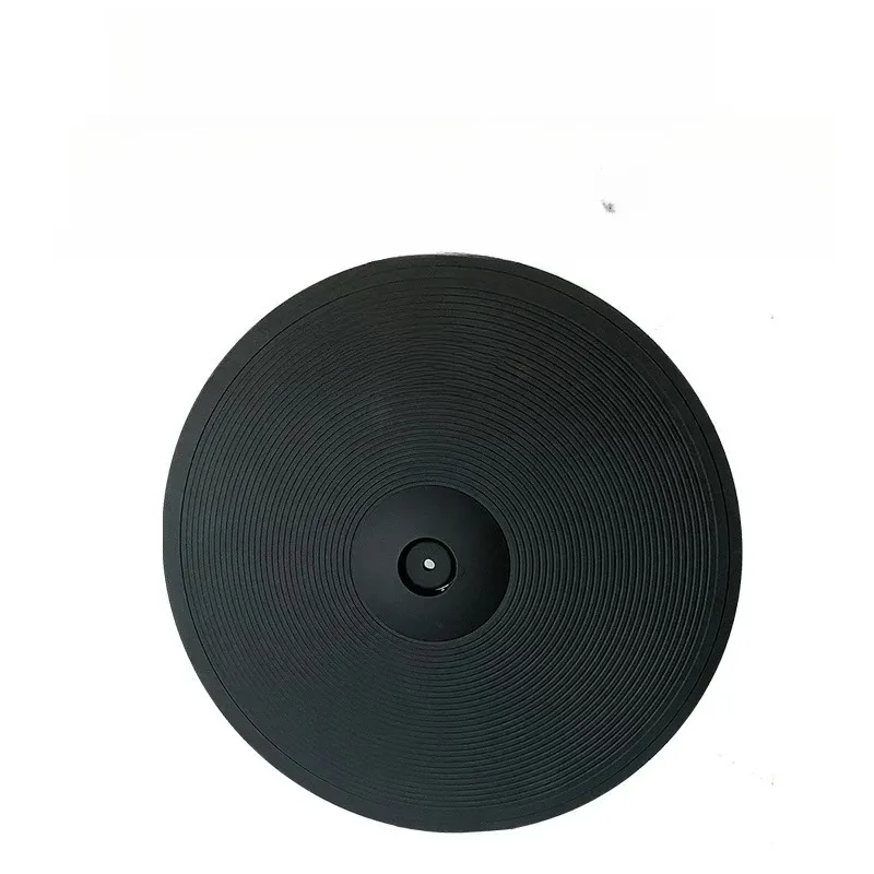 18 Inch Electronic Cymbal Triple Trigger Tink Cymbal Universal Drum Pad For E Drum Kit Practice
