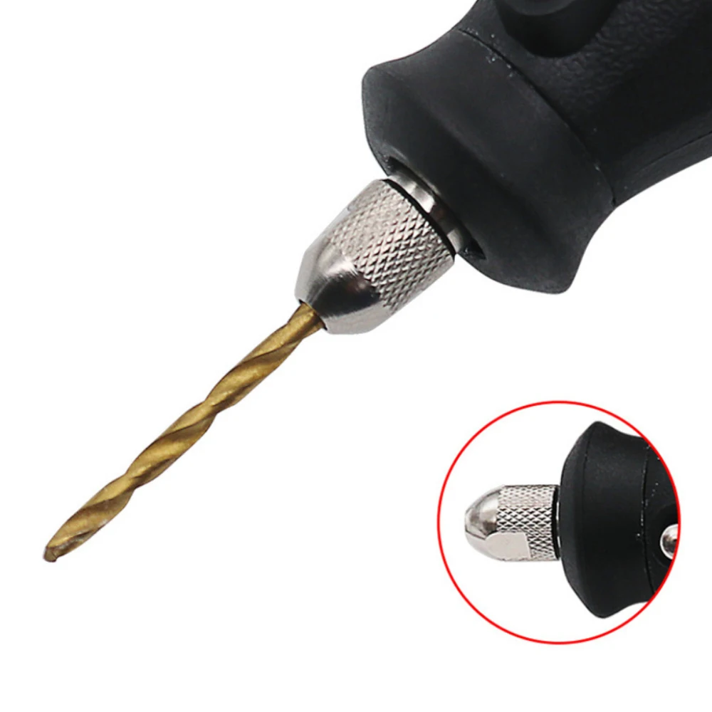 10Pcs Mini Drill Chucks Adapter 0.5mm-3.2mm Dremel Mini Drill Chucks Chuck Adapter Micro Collet Brass For Power Rotary Tool