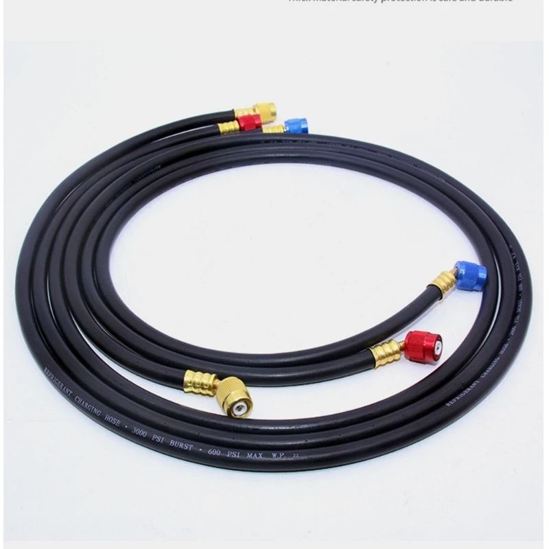 Mangueiras de enchimento de refrigerante para ar condicionado material de borracha para homens adultos